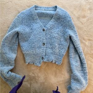 Andersson Bell Cozy Blue Women's Cardigan Sweater